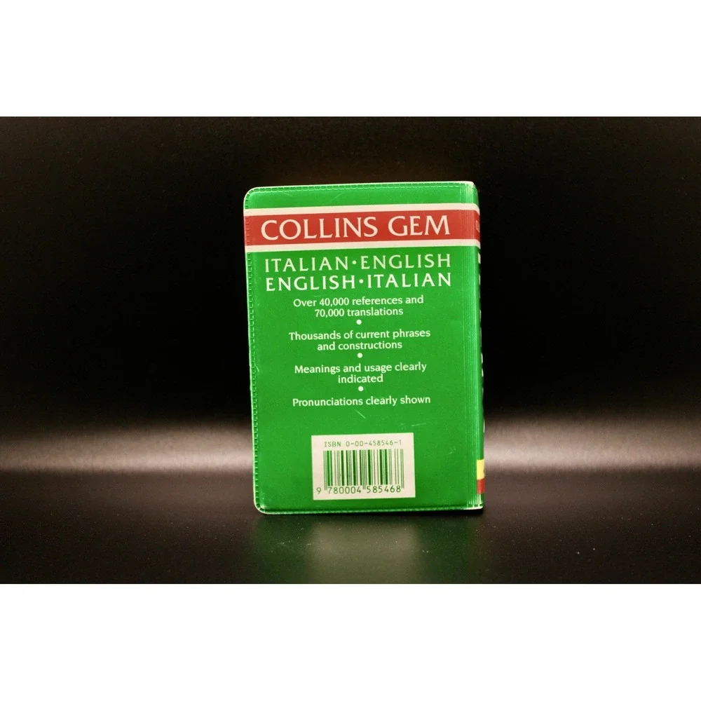 Collins Gem Italian English Italian Pocket Translation Dictionary Paperback